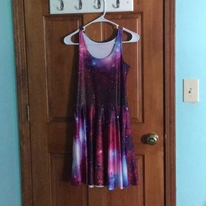 Galaxy skater dress